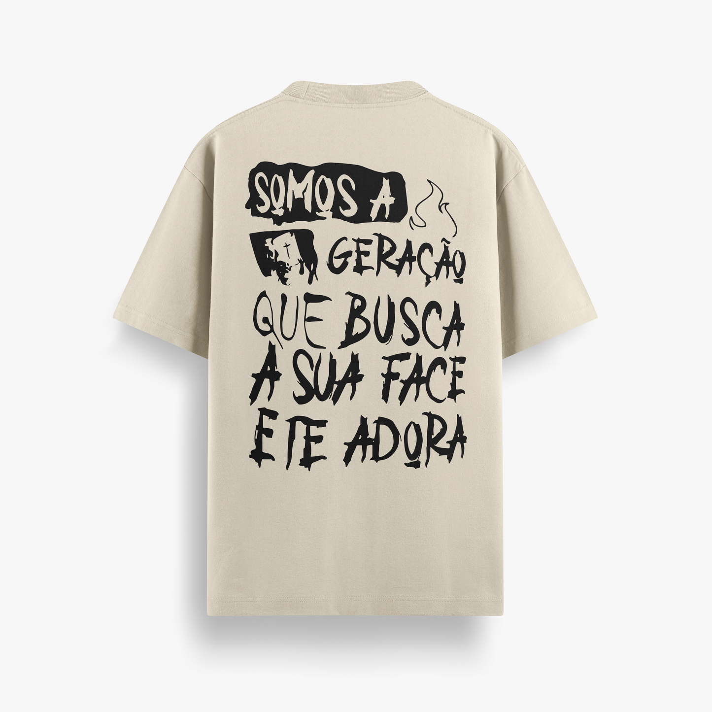 Camiseta Básica Unissex Geração que busca sua face