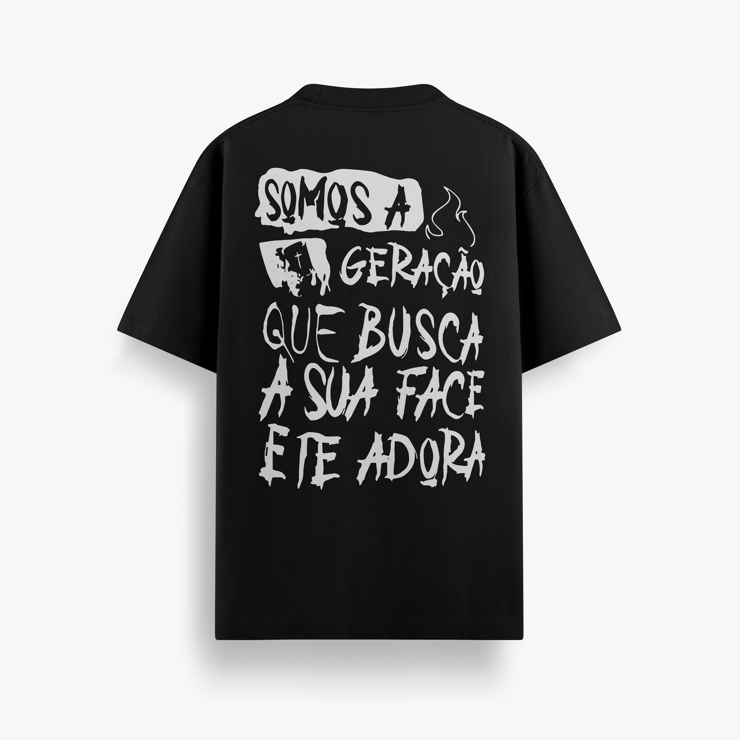 Camiseta Básica Unissex Geração que busca sua face