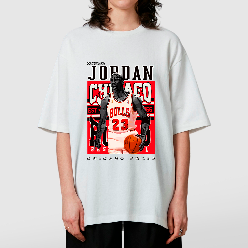 Camiseta Oversized Michael Jordan Chicago Bulls NBA