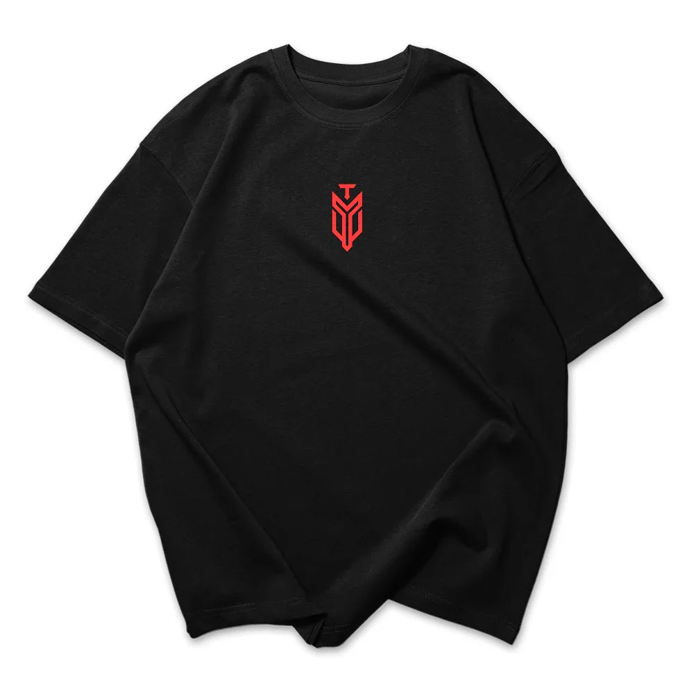 Camiseta Oversized Never Skip Vermelho