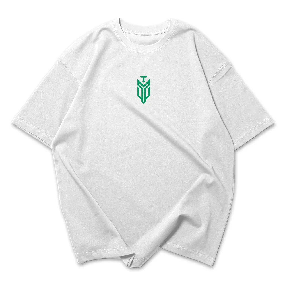 Camiseta Oversized Cat Anti Cardio Verde