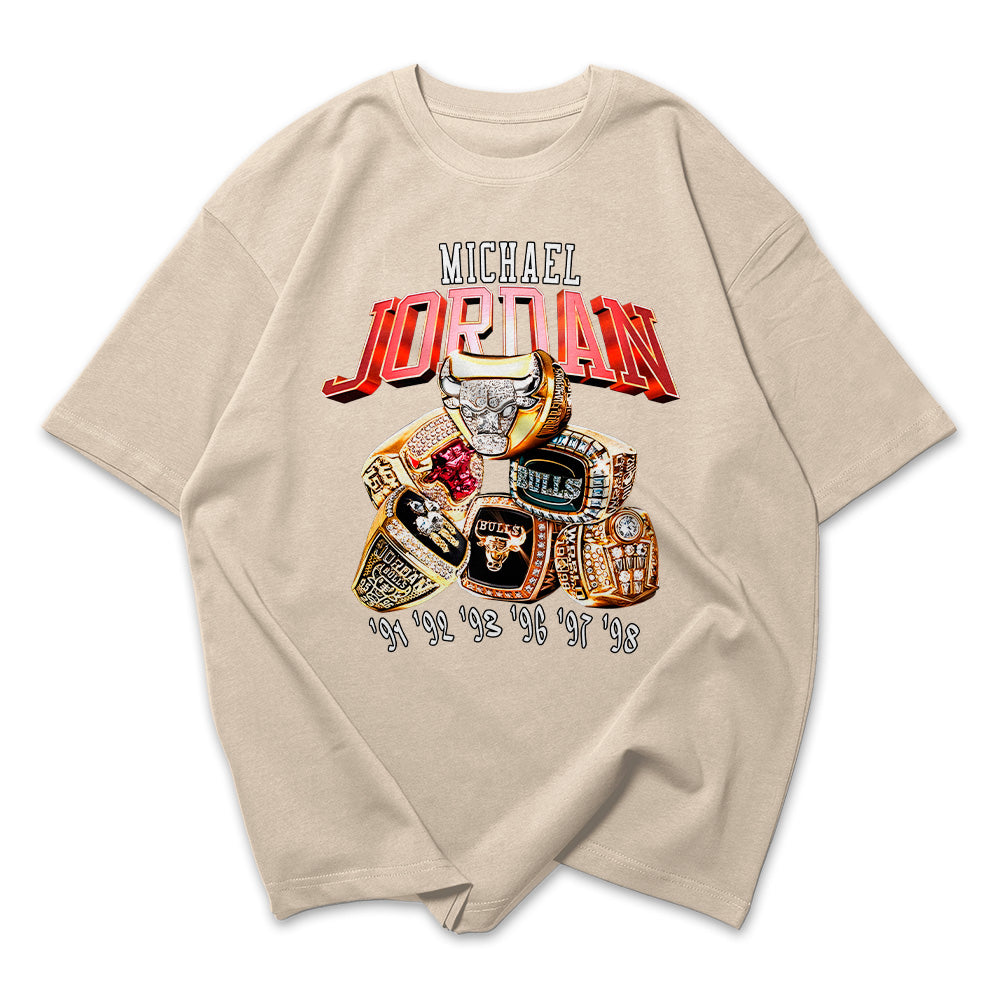 Camiseta Oversized Michael Jordan Aneis NBA