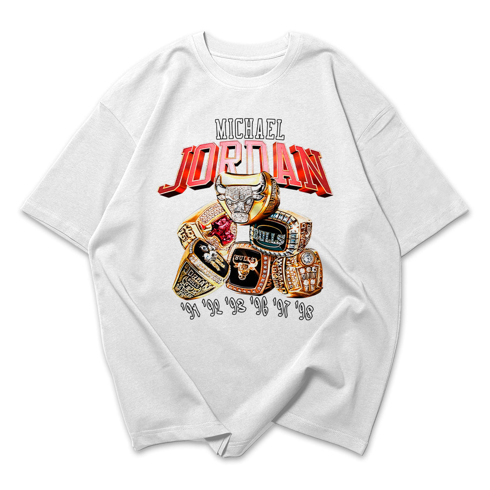 Camiseta Oversized Michael Jordan Aneis NBA