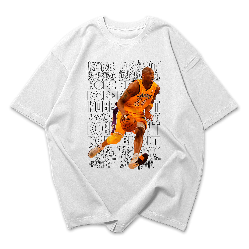 Camiseta Oversized Kobe Brayant Nomes NBA