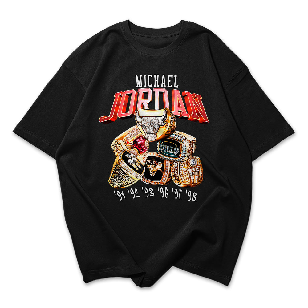 Camiseta Oversized Michael Jordan Aneis NBA