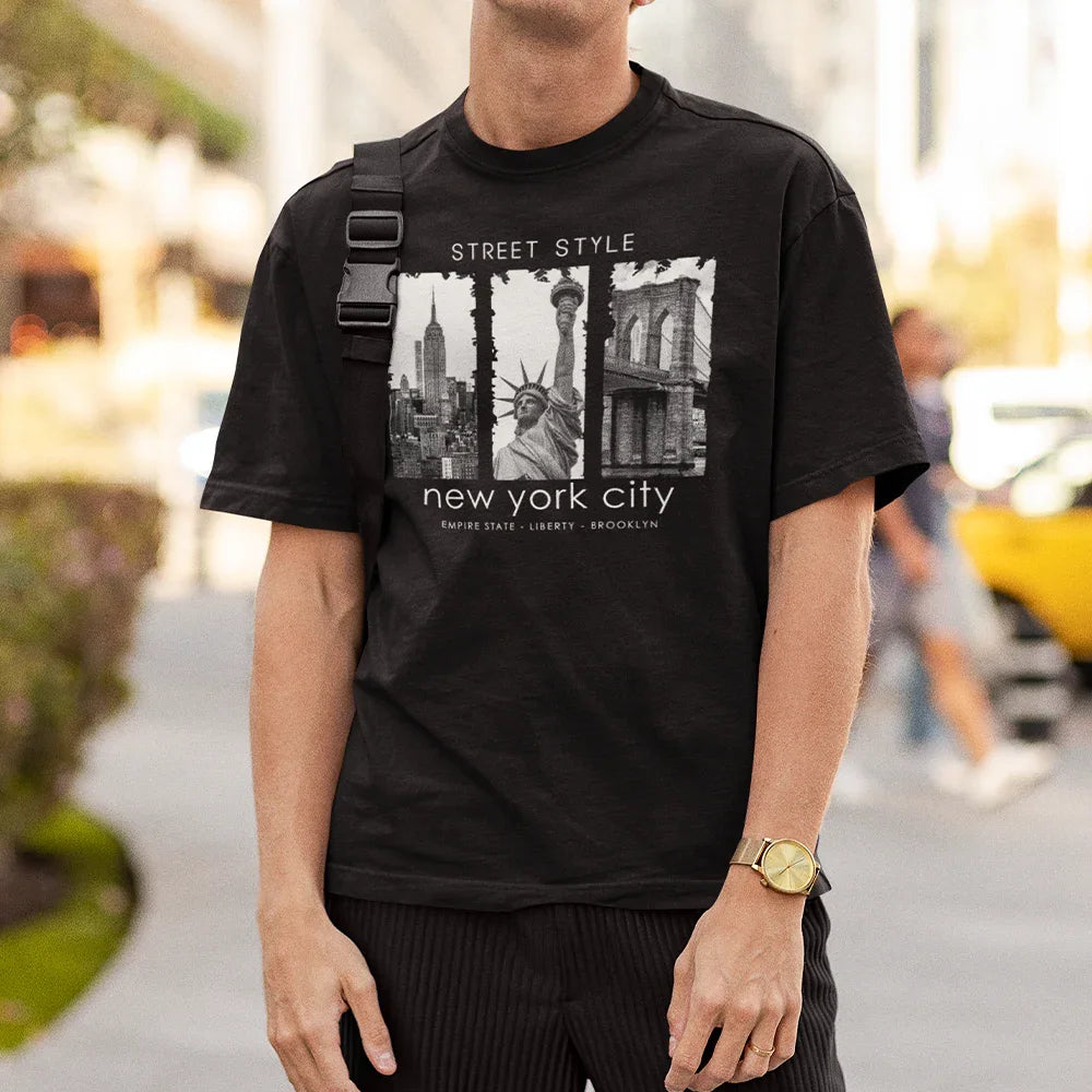 Camiseta Básica Unissex New York City