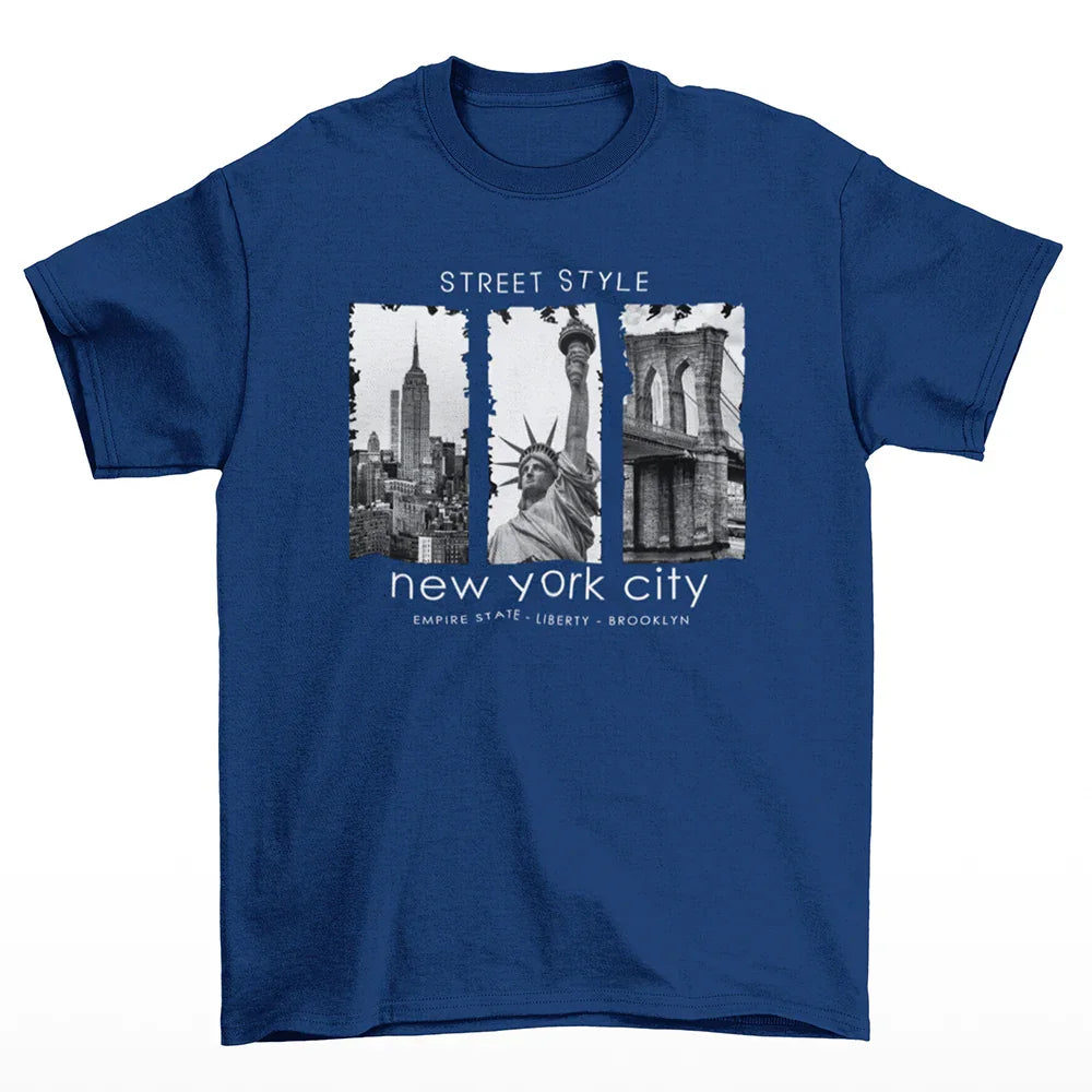 Camiseta Básica Unissex New York City