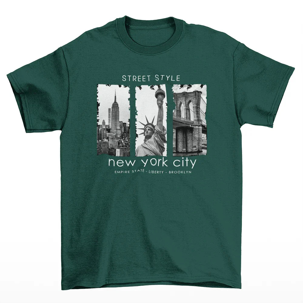 Camiseta Básica Unissex New York City