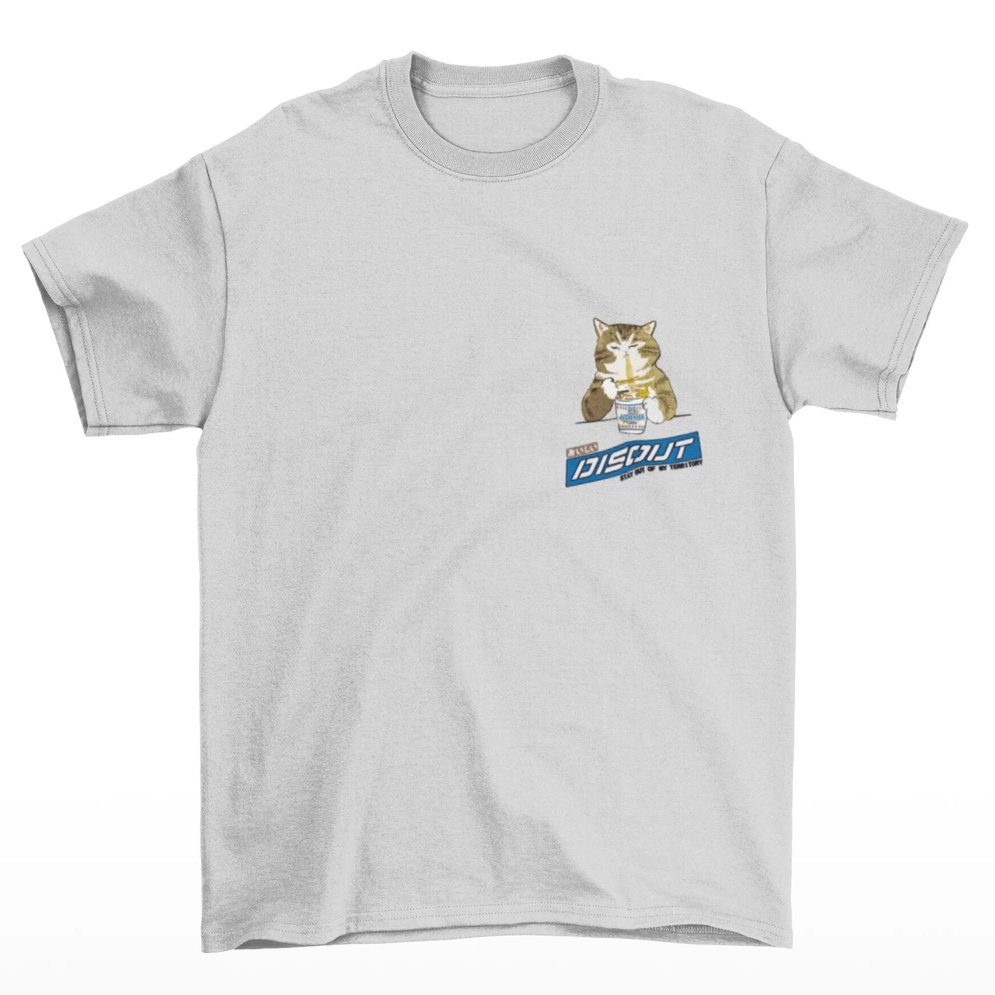 Camiseta Básica Gatinho Japones Comendo Lamen