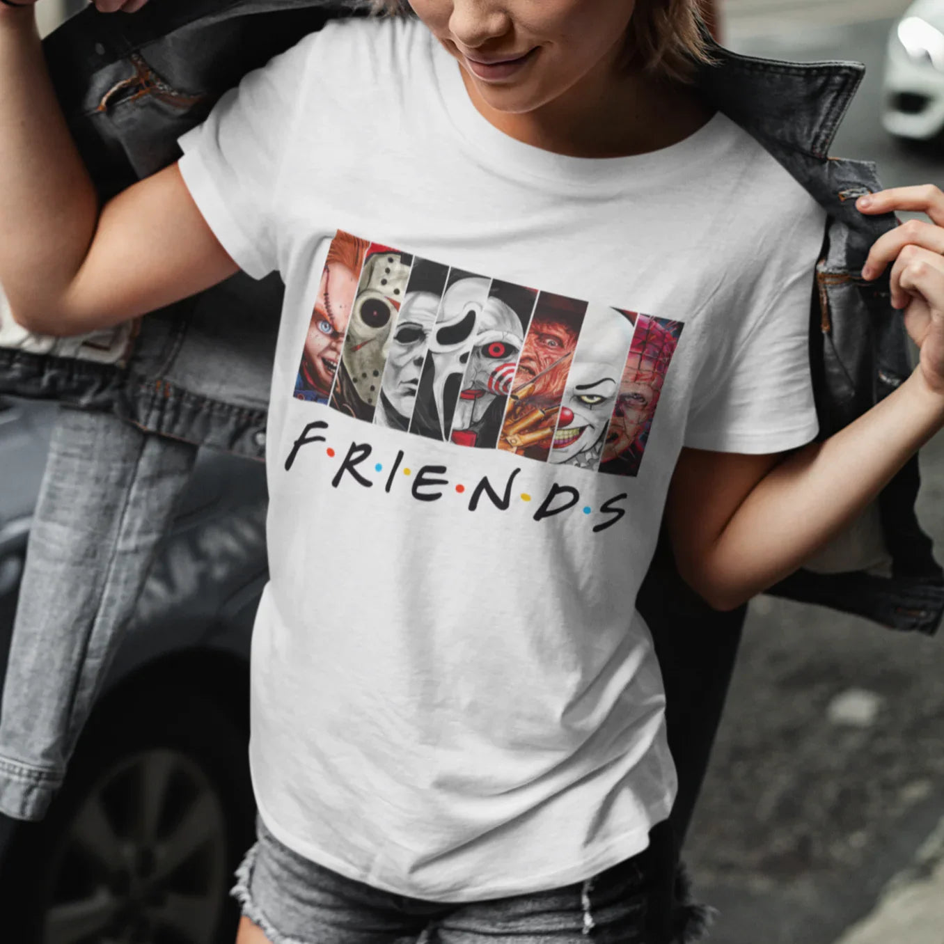 Camiseta Básica Friends Terror