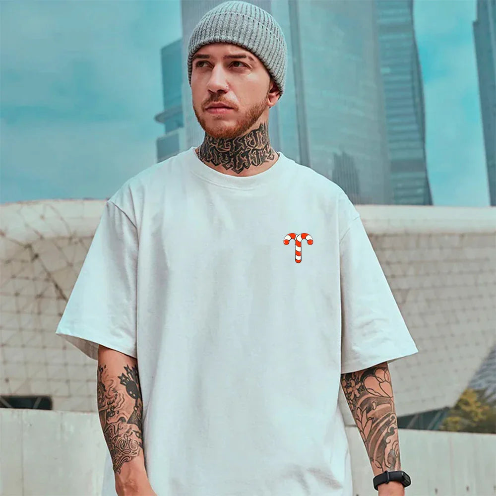 Camiseta Básica Com Estampa Doces De Natal