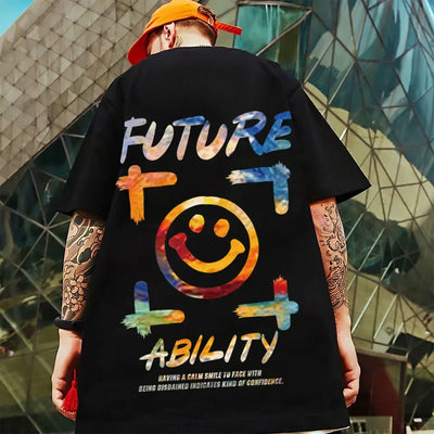 Camiseta Básica Future Ability Smile - preto