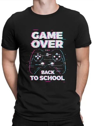 camiseta básica com estampa controle de video game