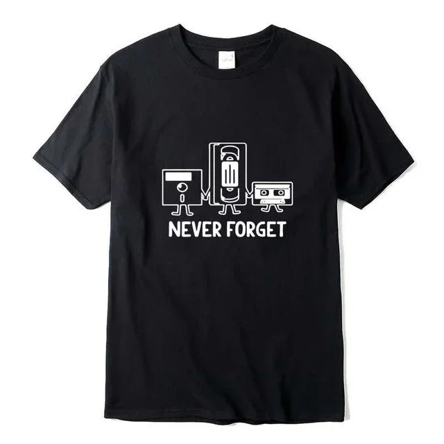 Camiseta Básica Com Estampa Fitas Música