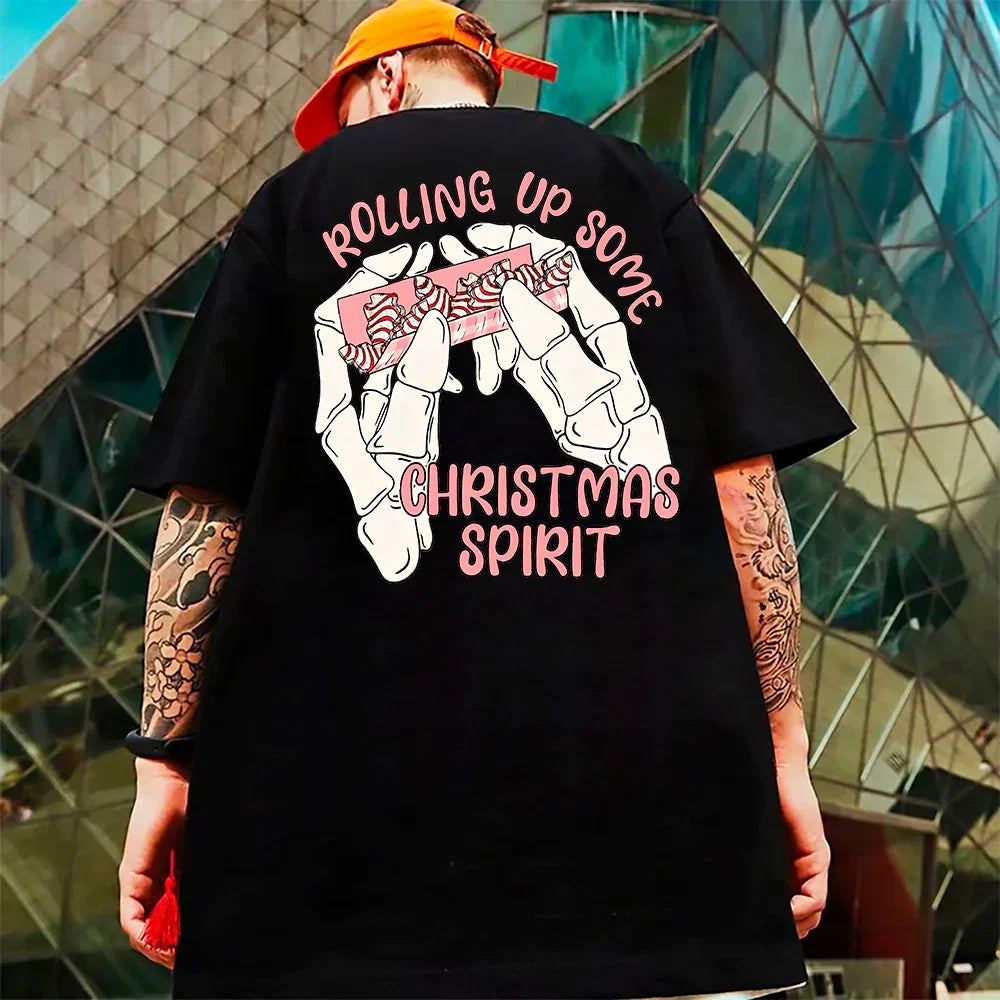 Camiseta Básica Unissex Com Estampa Doces De Natal