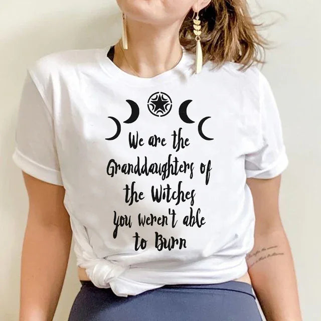 Camiseta Básica com estampa fases da lua