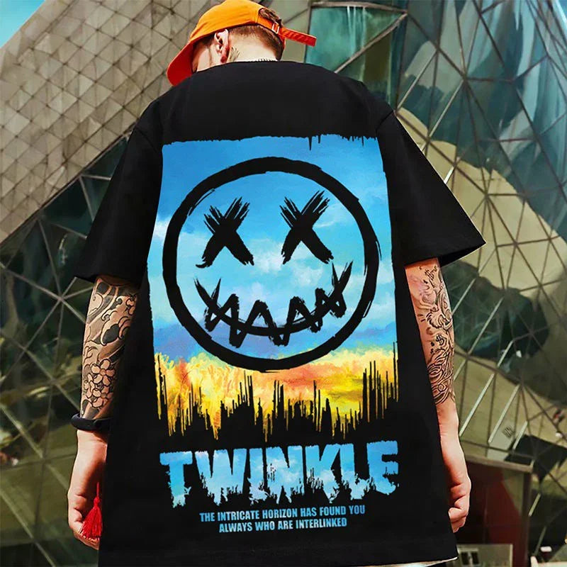 Camiseta Básica Twinkle Smile - preto