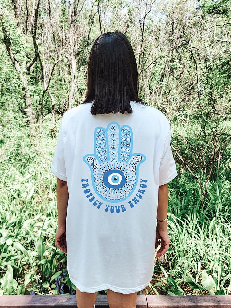 Camiseta Feminina Com Estampa Energia Olho