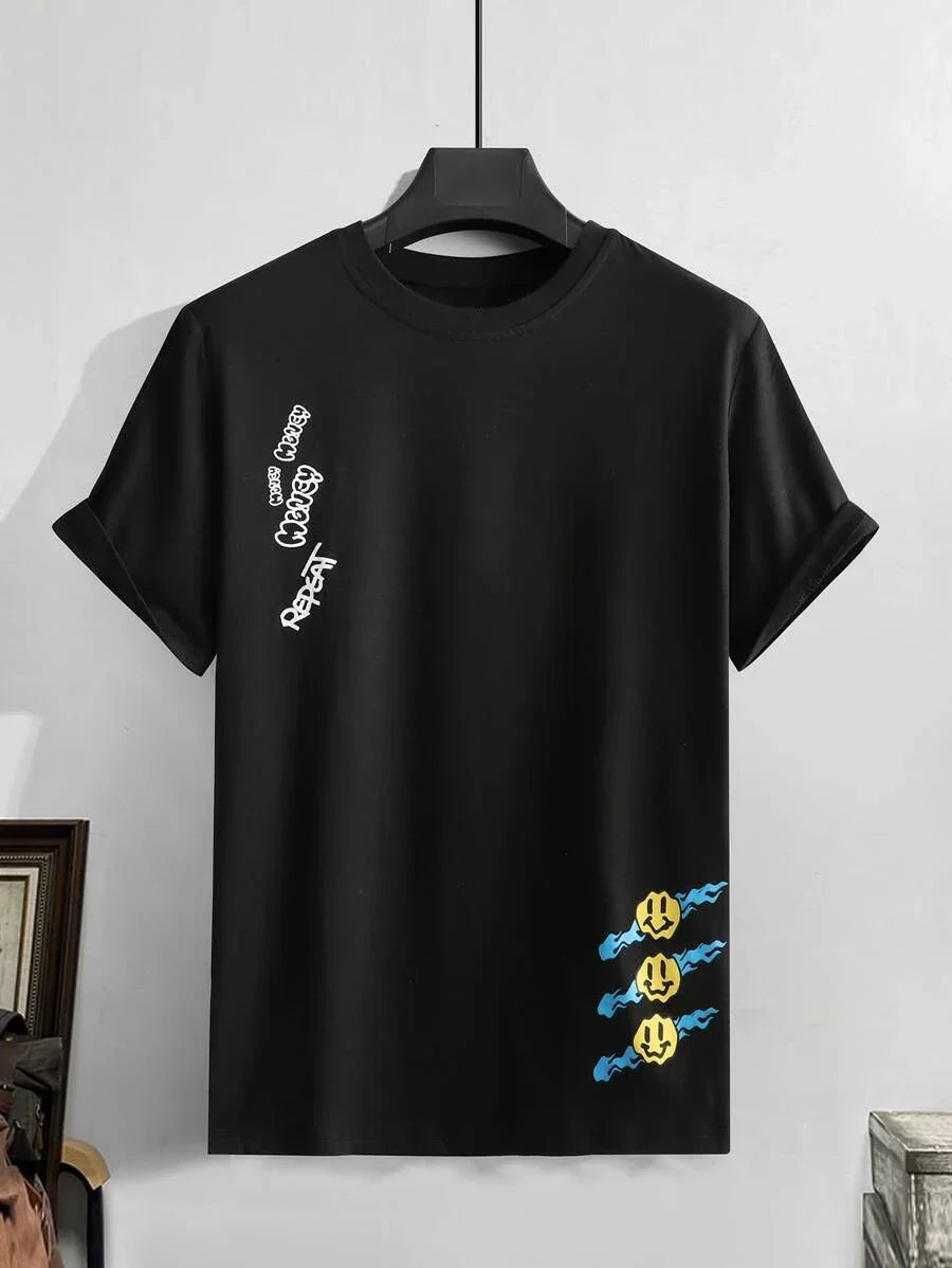 Camiseta Masculina Street You Loved Only Money - PRETO ( FRENTE )