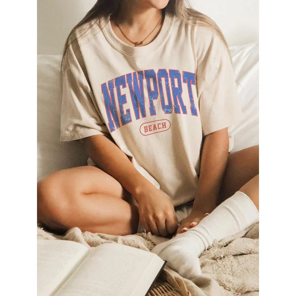 Camiseta Feminina Com Estampa Newport