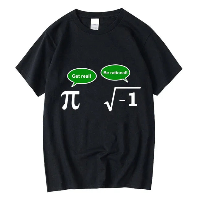 Camiseta Básica Pi e Raiz Imaginária Funny Joke Preto