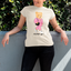 camiseta básica pérola ursinha de bolsa - Pérola