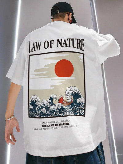 Camiseta Básica Law Of Nature Lei Da Natureza