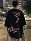 Camiseta Básica Japan Pink Flower Blossom