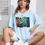 Camiseta Básica Feminina Oil Painting Fashion