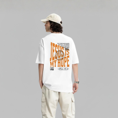 Camiseta Oversized Jesus is My Hope