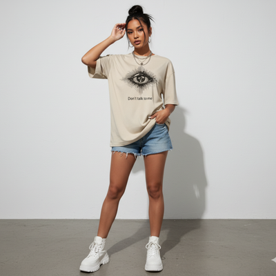 Camiseta Feminina Summer Eye Dont Touch Me