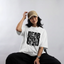 Camiseta Oversized Dear God Maos