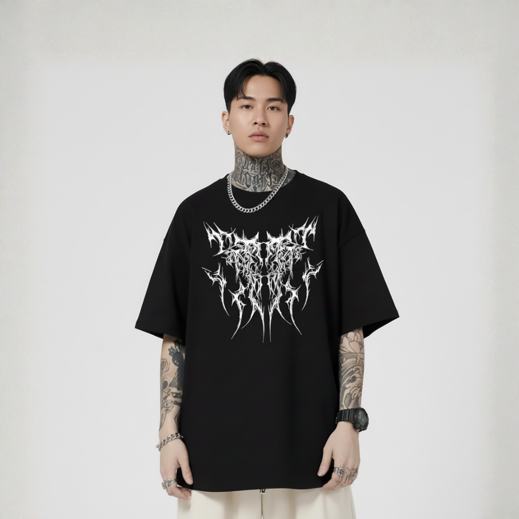 Camiseta Oversized Gothic Aesthetic