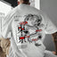 Camiseta Básica Unissex Dragon Dance Festival Japão - Branco 