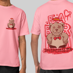 Camiseta Básica Unissex Invicibility Bear Heart