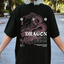 Camiseta Básica Feminina Dragon Dance Legendary - Preto