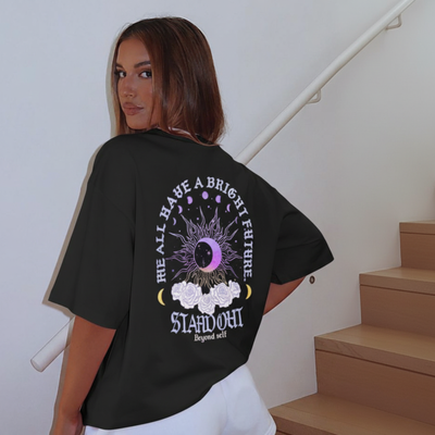 Camiseta Feminina Mistica Sol Lua Stay Out