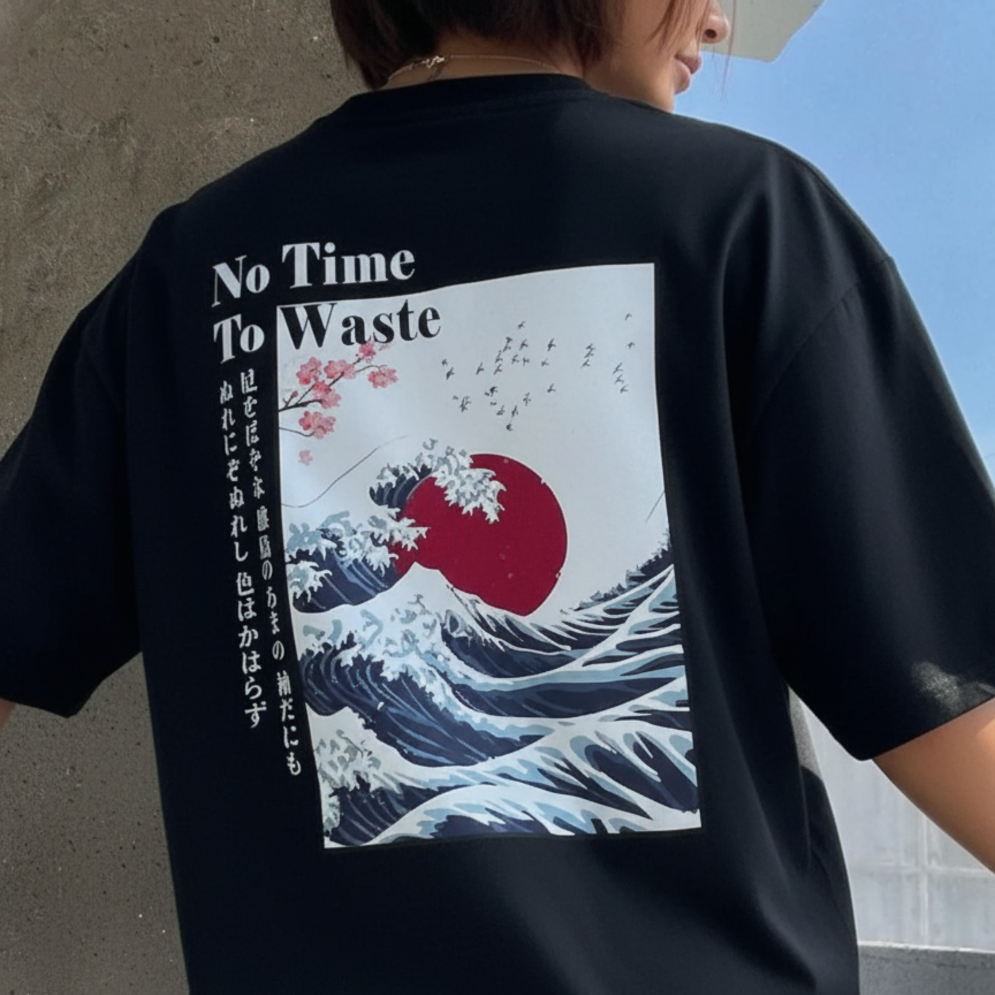 Camiseta Básica No Time to Waste