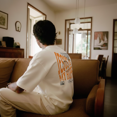 Camiseta Oversized Jesus is My Hope