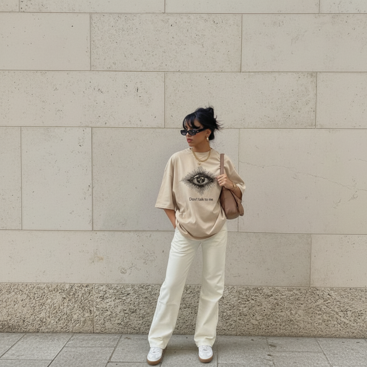 Camiseta Feminina Summer Eye Dont Touch Me