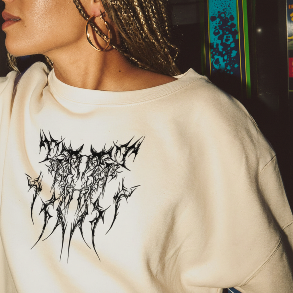 Camiseta Oversized Gothic Aesthetic