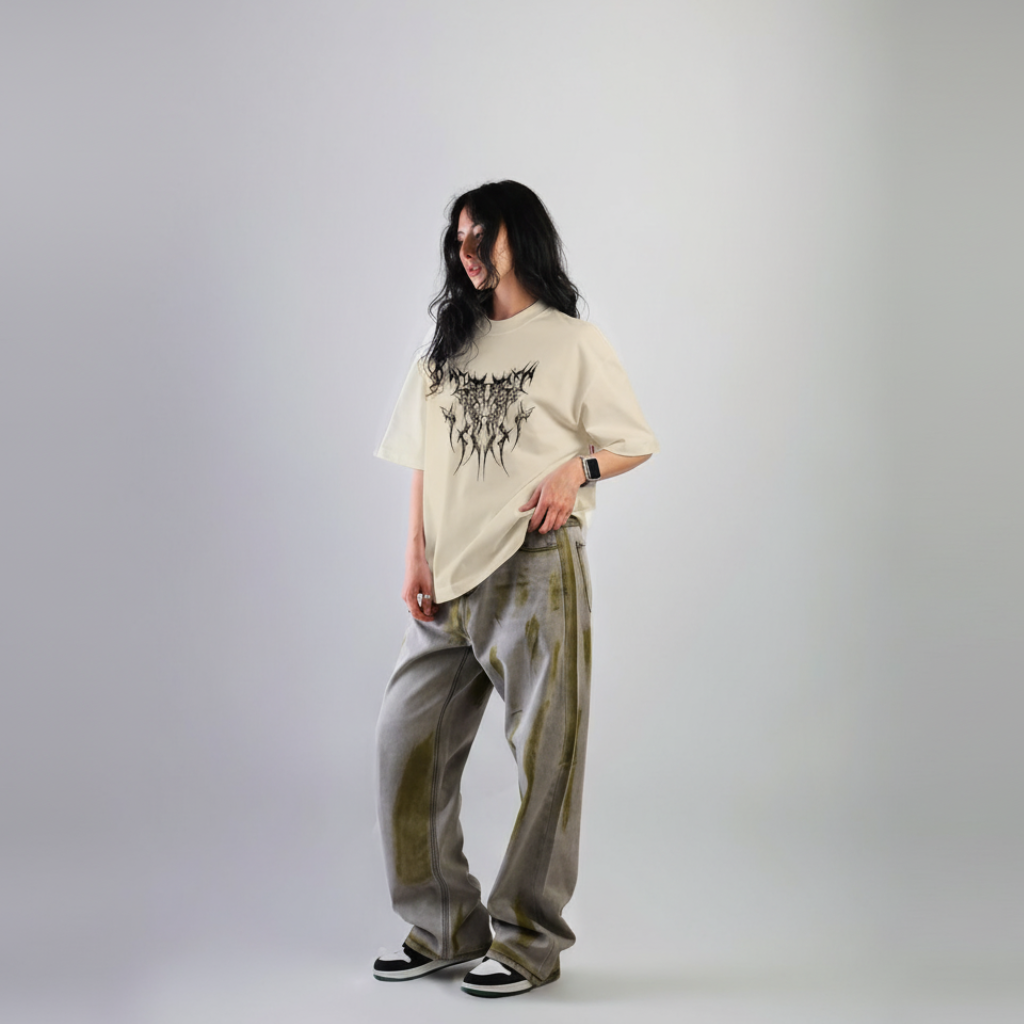 Camiseta Oversized Gothic Aesthetic
