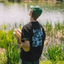 Camiseta Oversized Made In The Image Of God Azul
