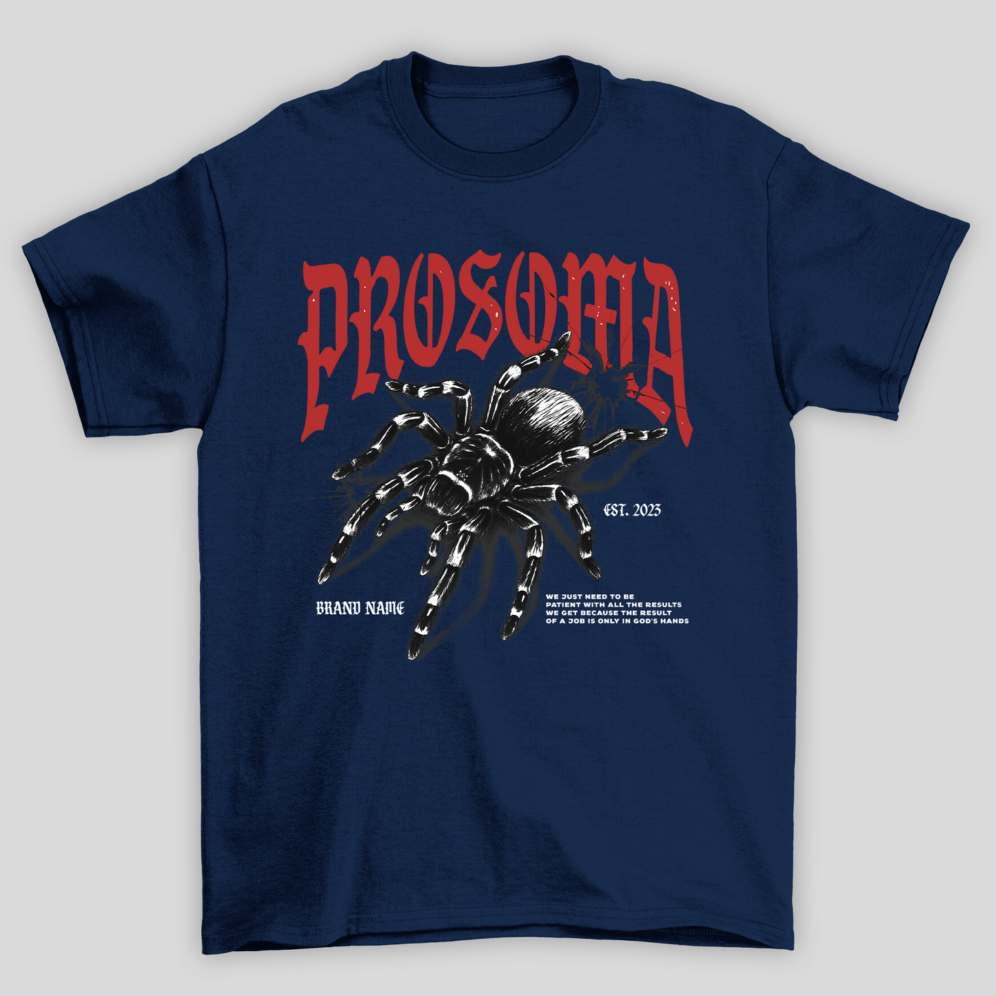 Camiseta Básica Unissex Aranha Spider Prosoma