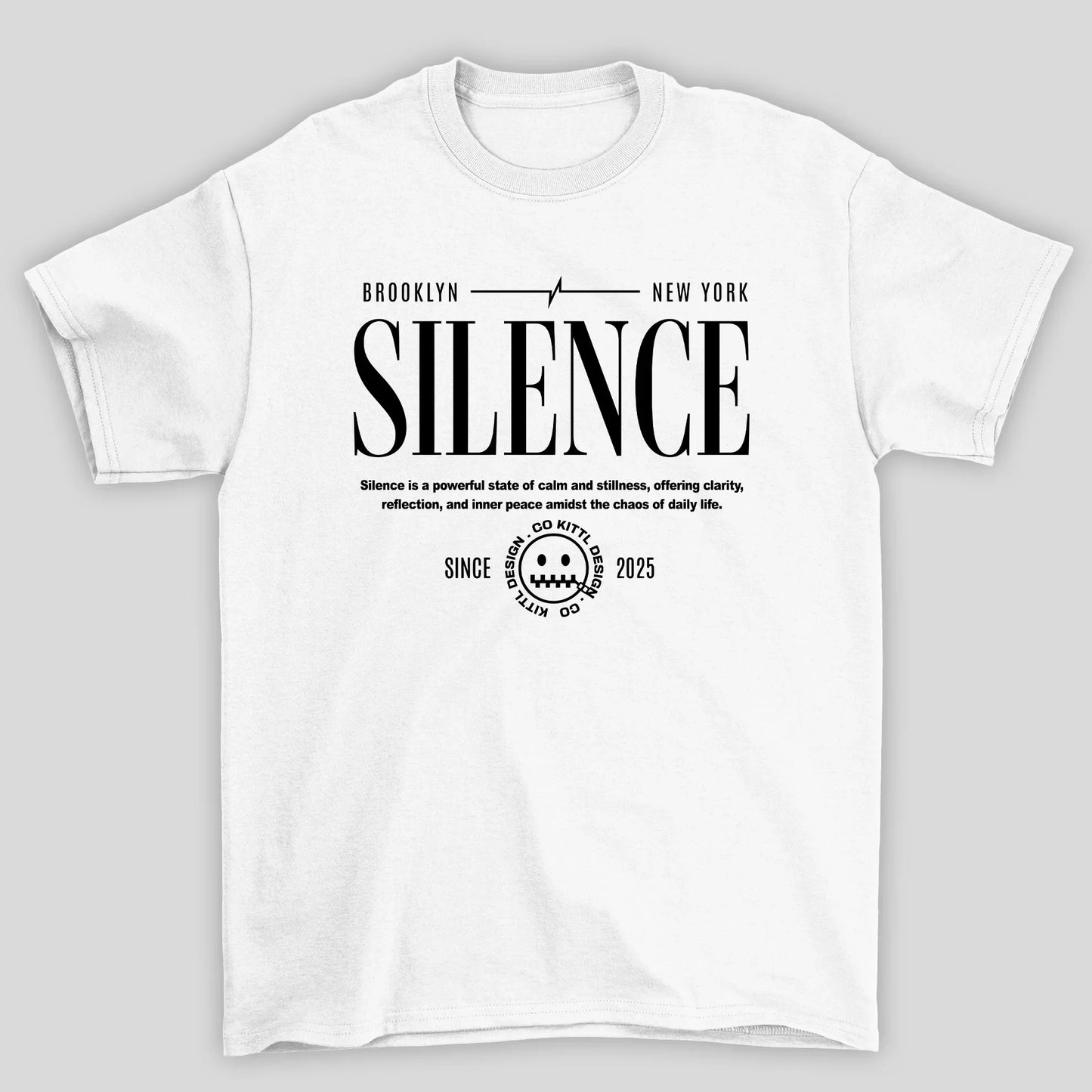 Camiseta Básica Unissex Brooklyn New York Silence