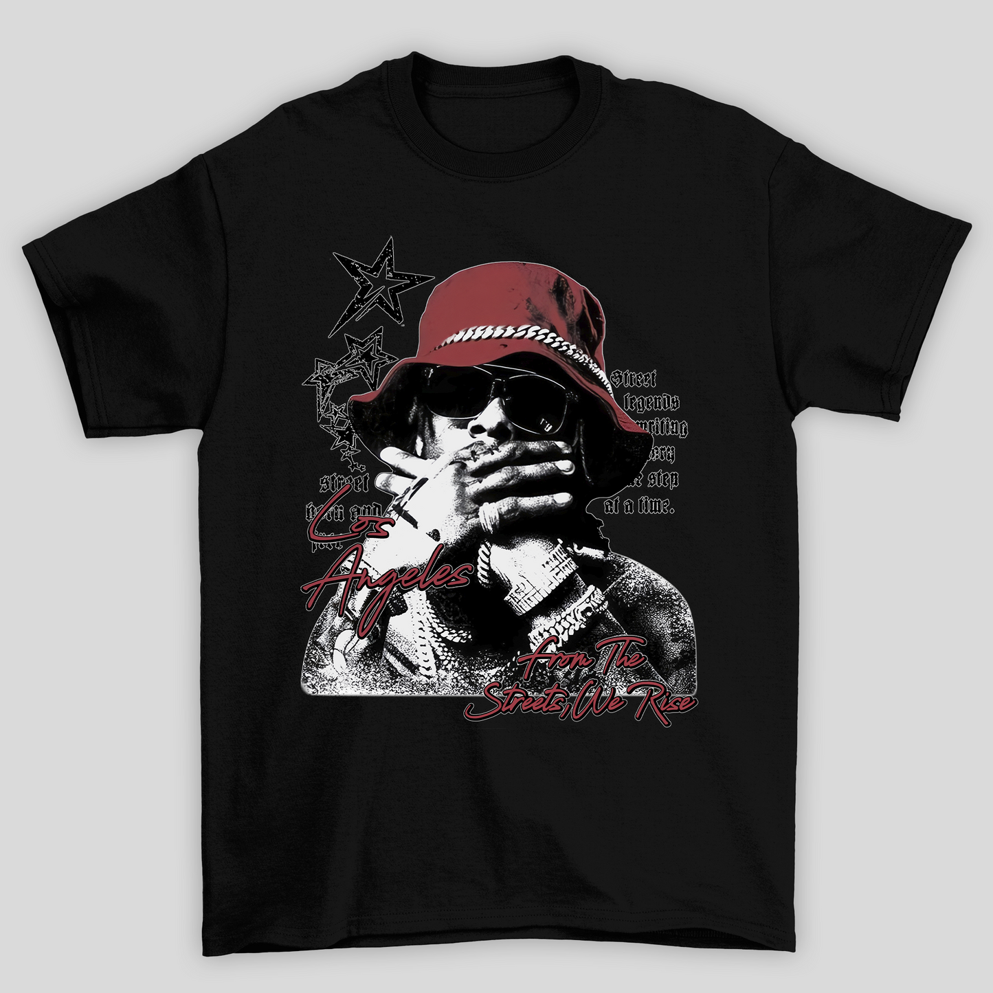 Camiseta Básica Unissex Los Angeles From The Streets