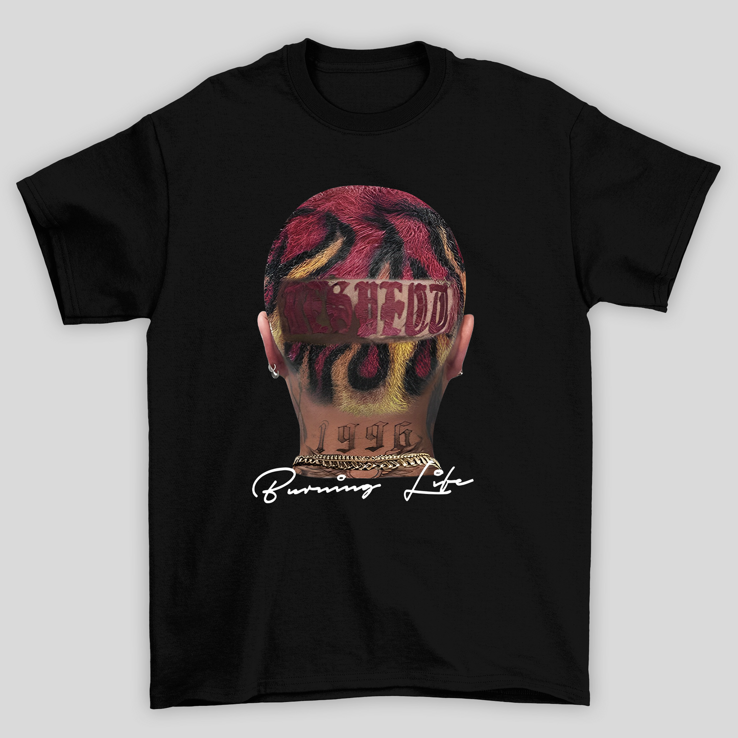 Camiseta Básica Unissex Burning Life
