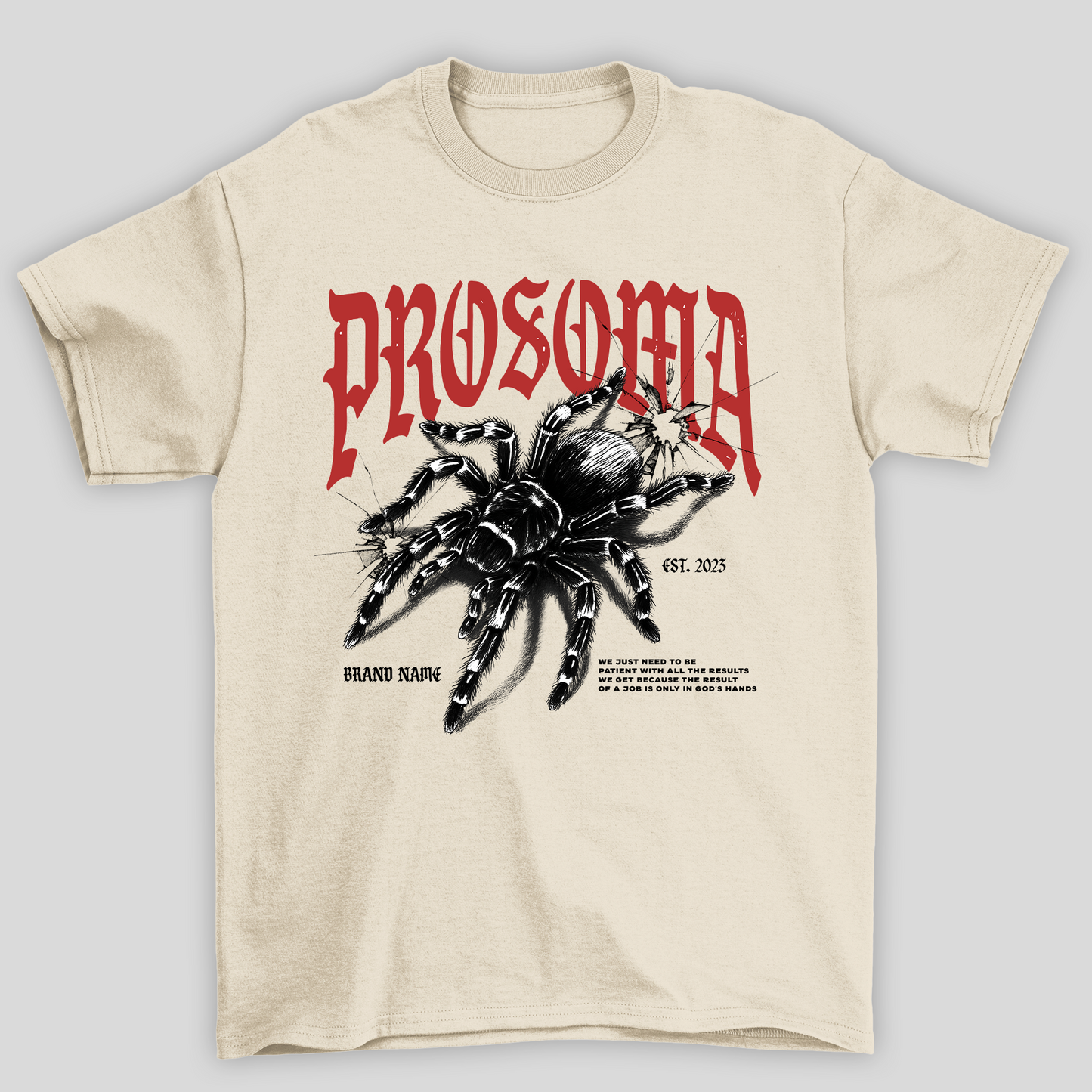 Camiseta Básica Unissex Aranha Spider Prosoma