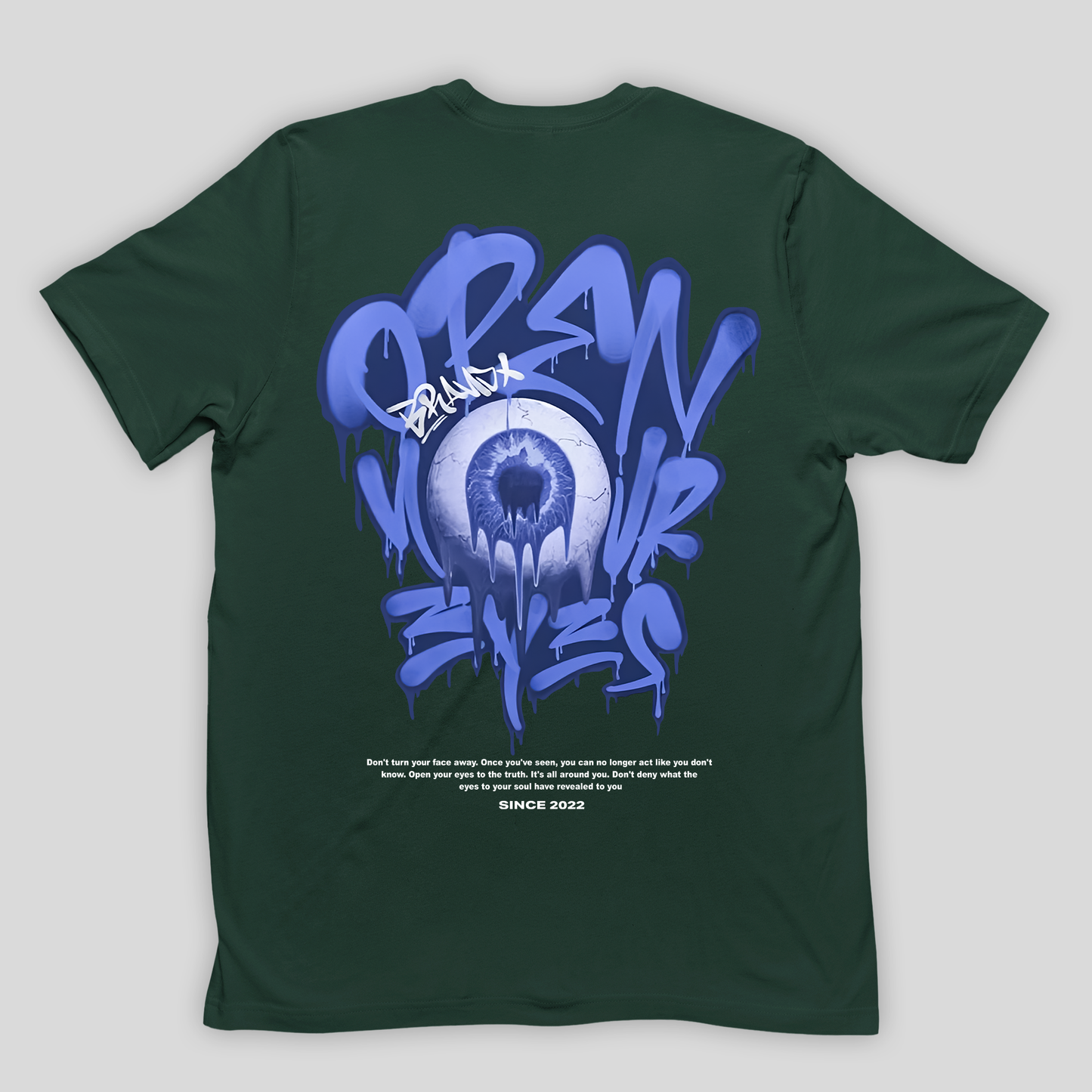 Camiseta Básica Unissex Open your eyes