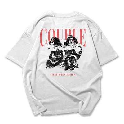 Camiseta Oversized Couple Angel